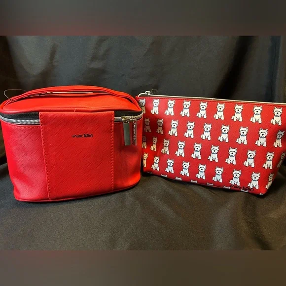 NWT - Marc Tetro Westies Dogs Cosmetic Bag AND Travel Train Case  - NWT - Picture 2 of 8